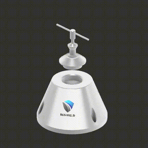 Cache de sécurité pour base de déverrouillage magnétique