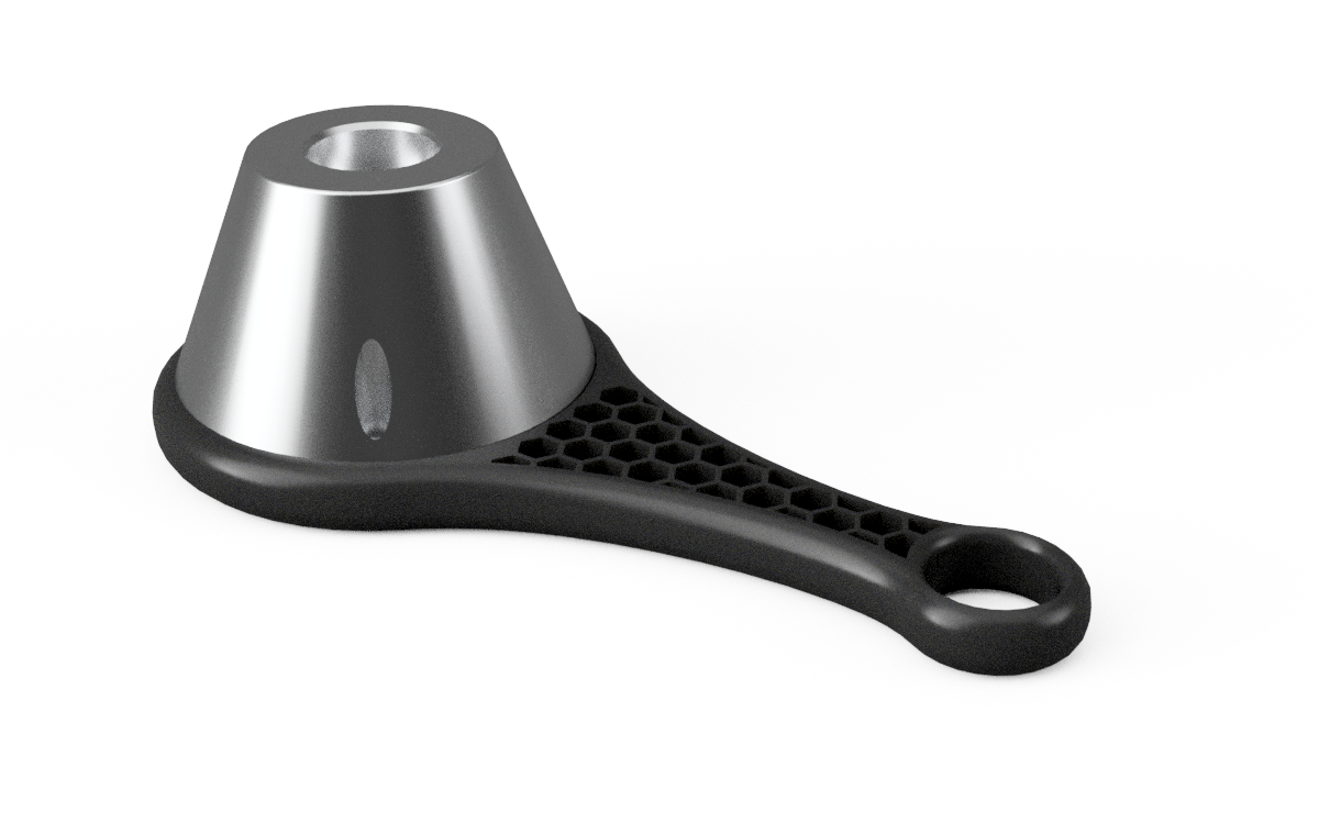 Poignée pour base de déverrouillage