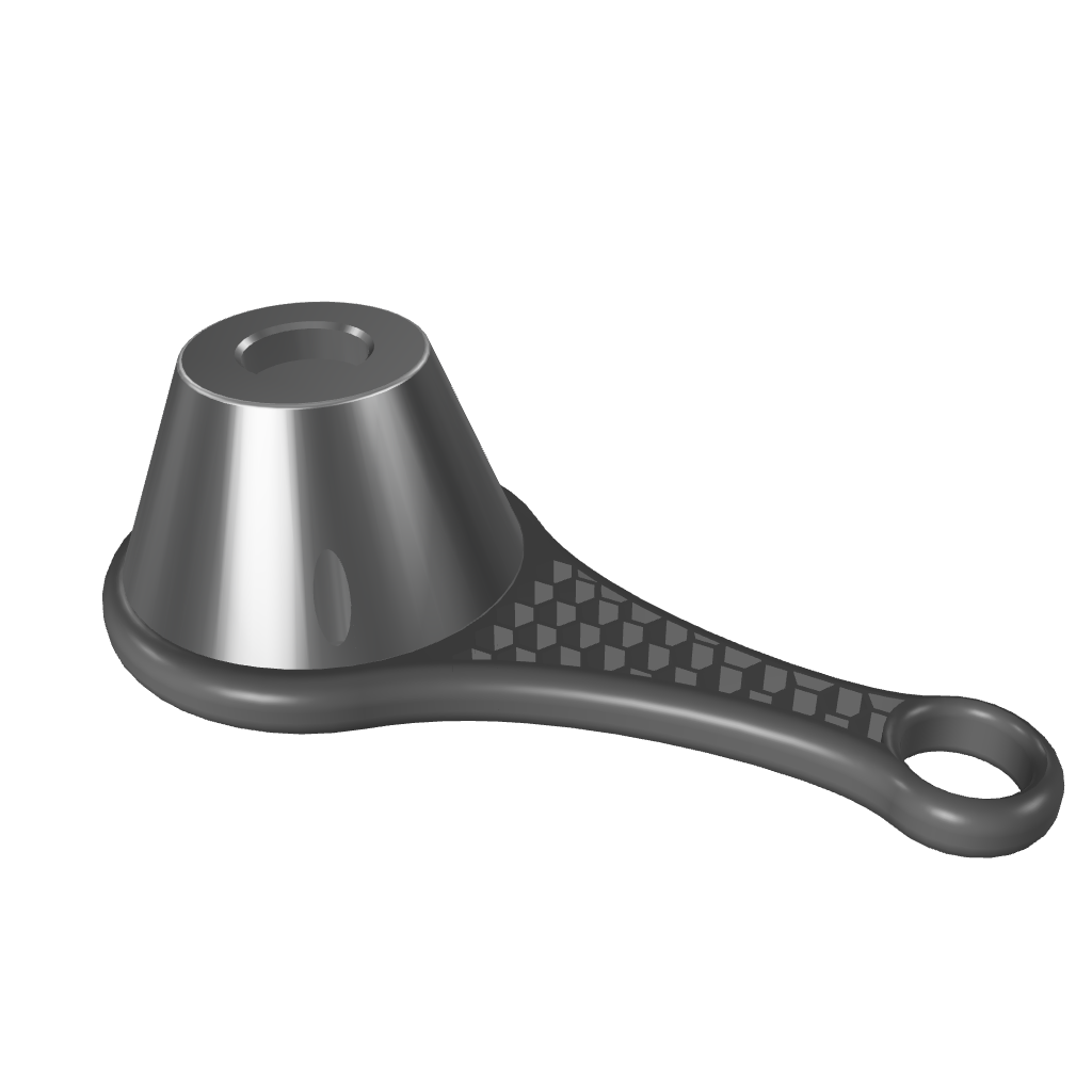 Poignée pour base de déverrouillage